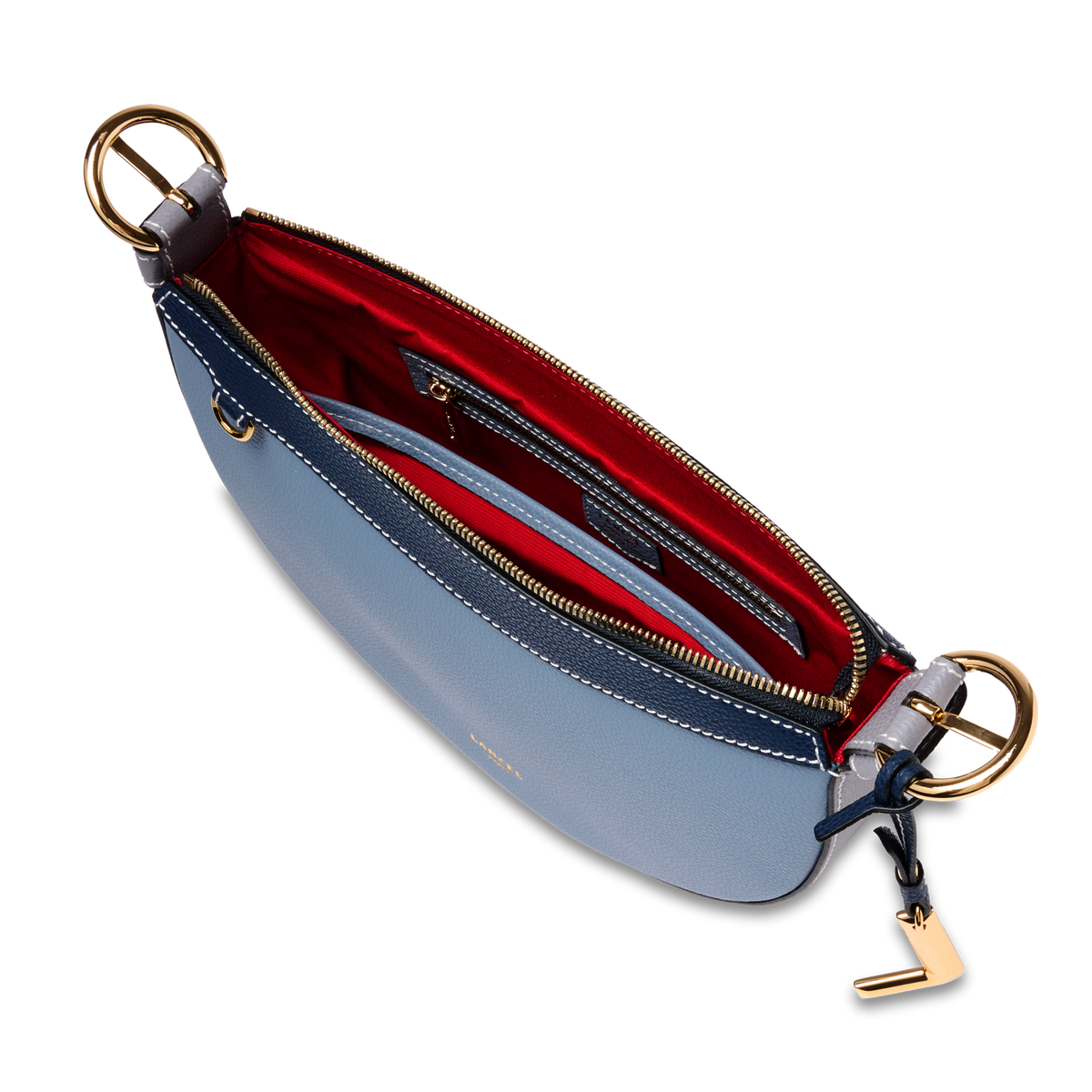 PRIX ARL : 245 // FAUBOURG DE LANCEL - SAC PORTE CROISE DEMI LUNE