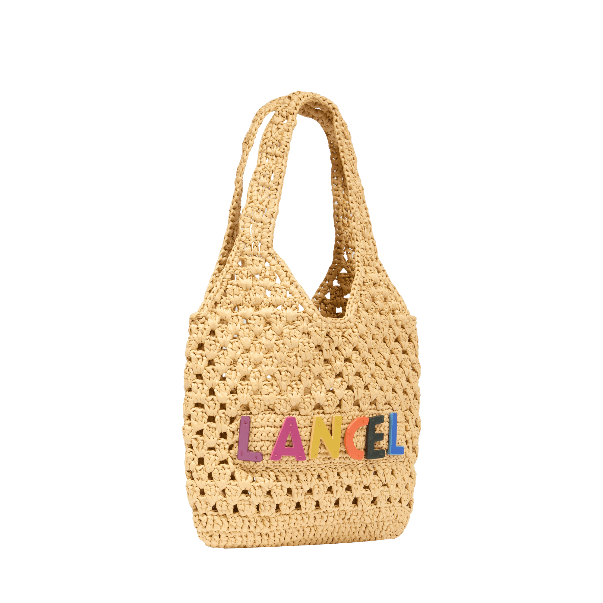 Petit sac shopper Summer Mania - Naturel