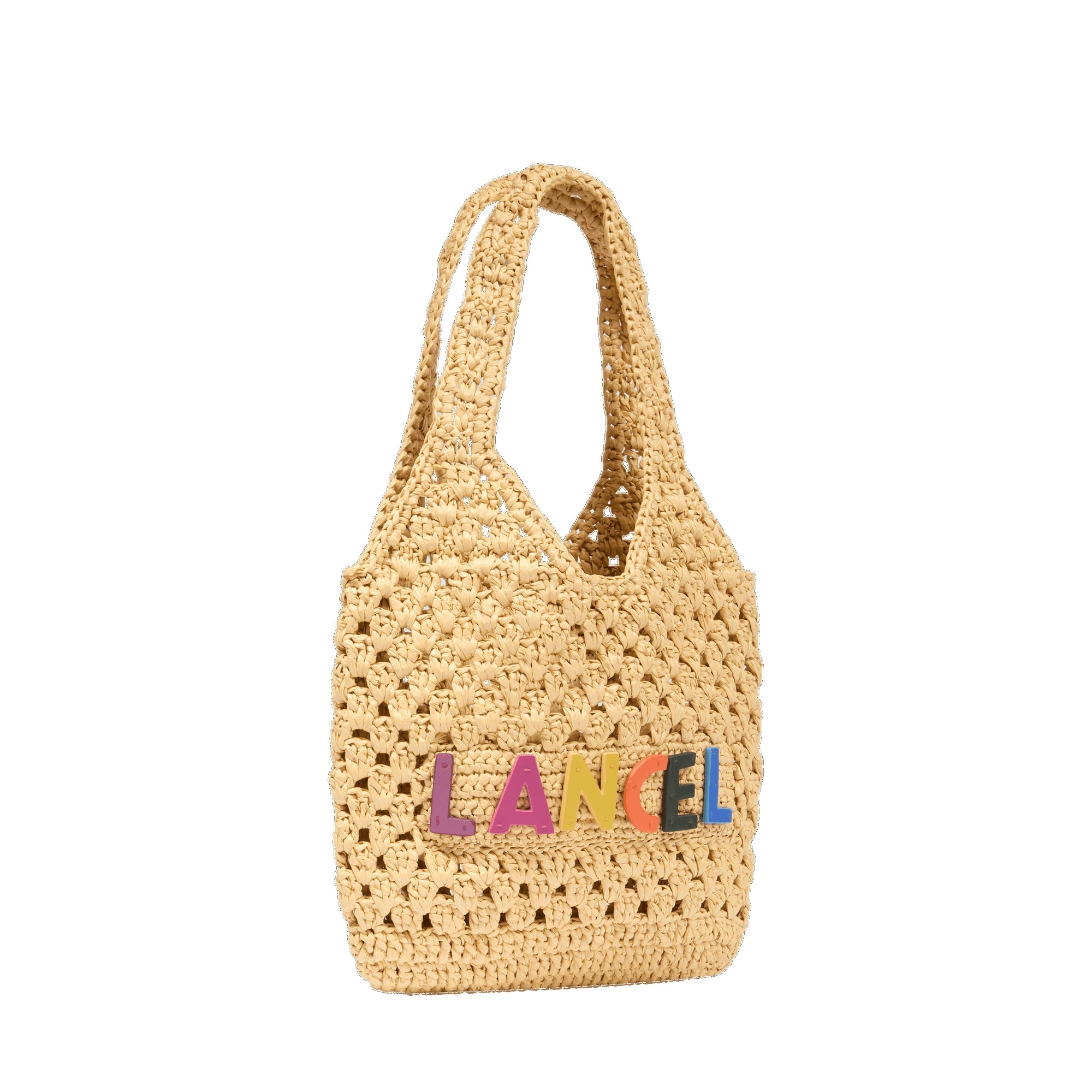 Petit sac shopper Summer Mania - Naturel