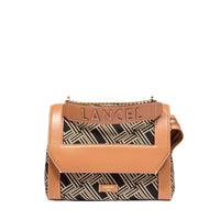 M Ninon flap bag in mixed leather - Multicoloured & Black