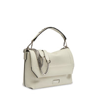 M Ninon Soft leather flap bag - Snow