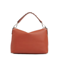 M Ninon Soft leather flap bag - Brick