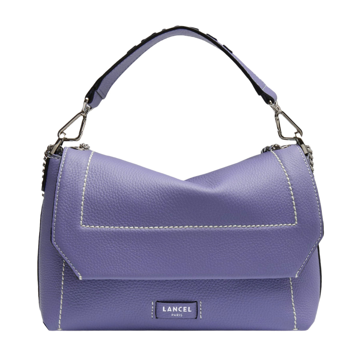 L Ninon Soft leather flap bag - Indigo