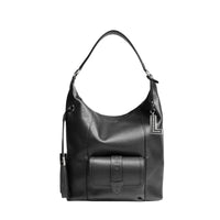 M Premier Flirt zipped leather hobo bag - Black