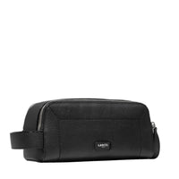 Ninon leather toiletries bag - Black