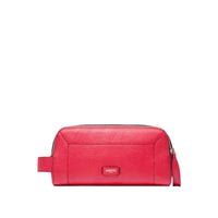 Ninon leather toiletry bag - Red Lancel
