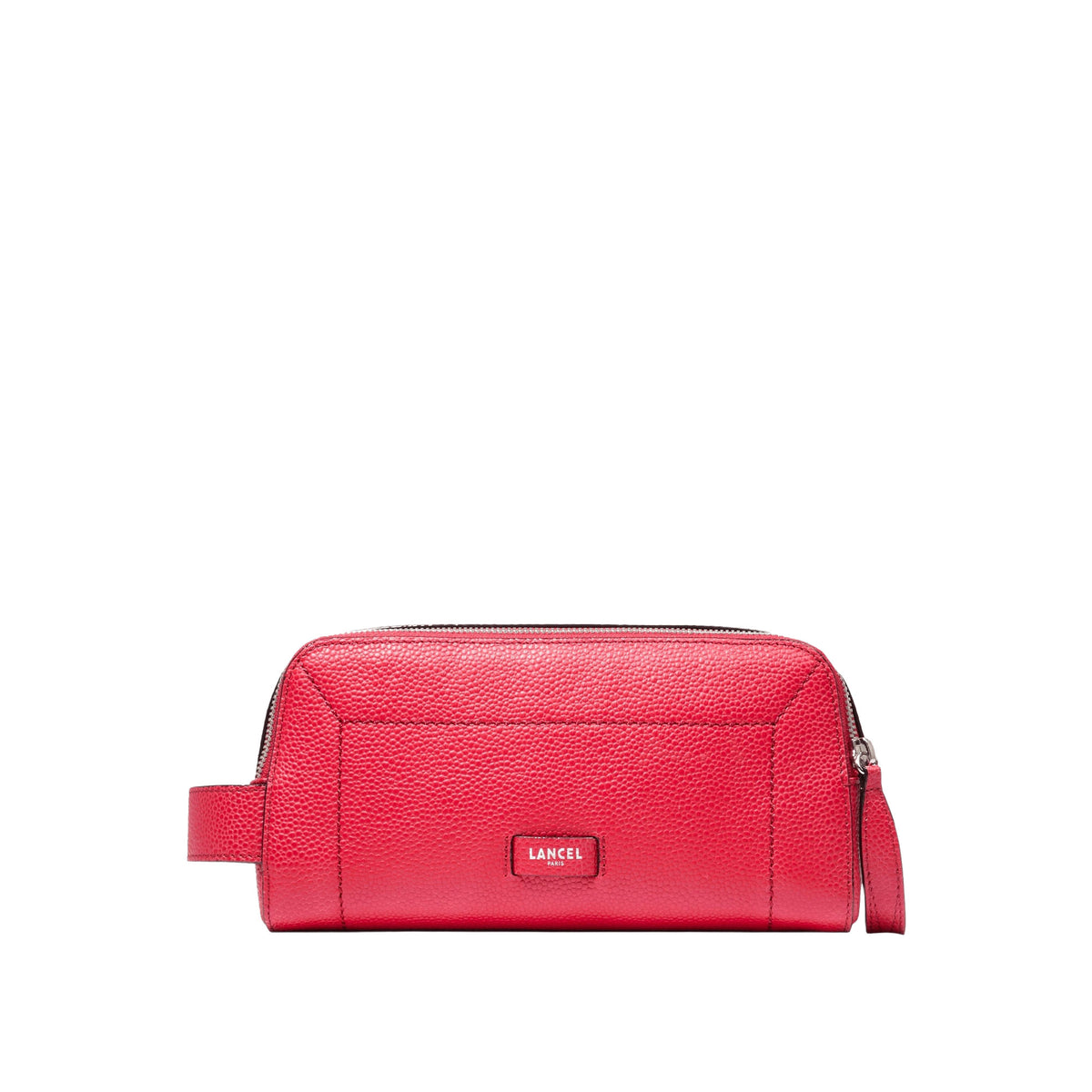Ninon leather toiletry bag - Red Lancel