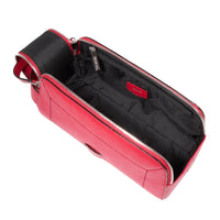 Ninon leather toiletry bag - Red Lancel