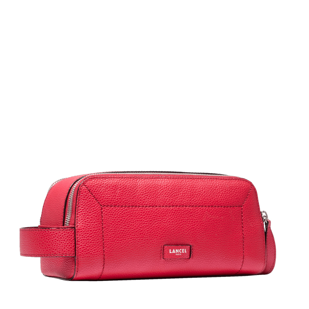 Ninon leather toiletry bag - Red Lancel