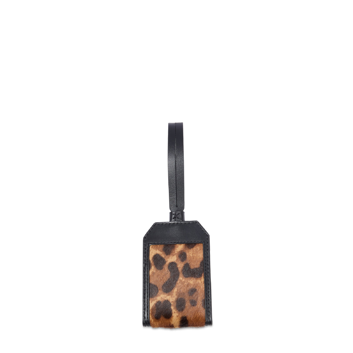 Escapade Leather Address Tag - Multicoloured & Black