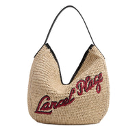 M Summer Mania Hobo Bag - Natural & Black