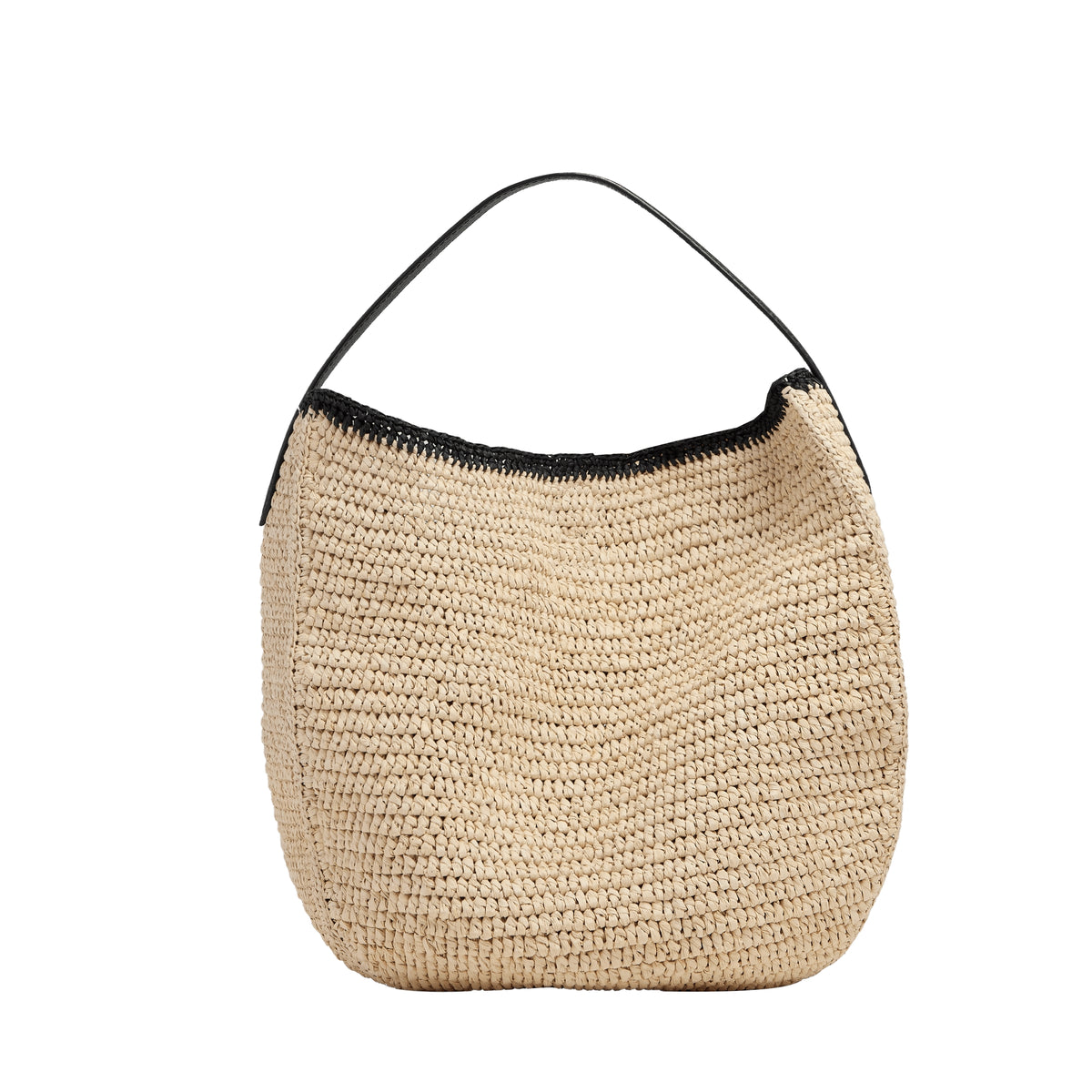 M Summer Mania Hobo Bag - Natural & Black