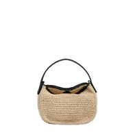 S Summer Mania Hobo Bag - Natural & Black
