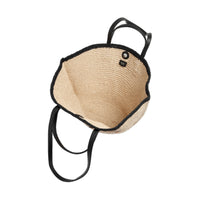 L Summer Mania Tote Bag - Natural & Black