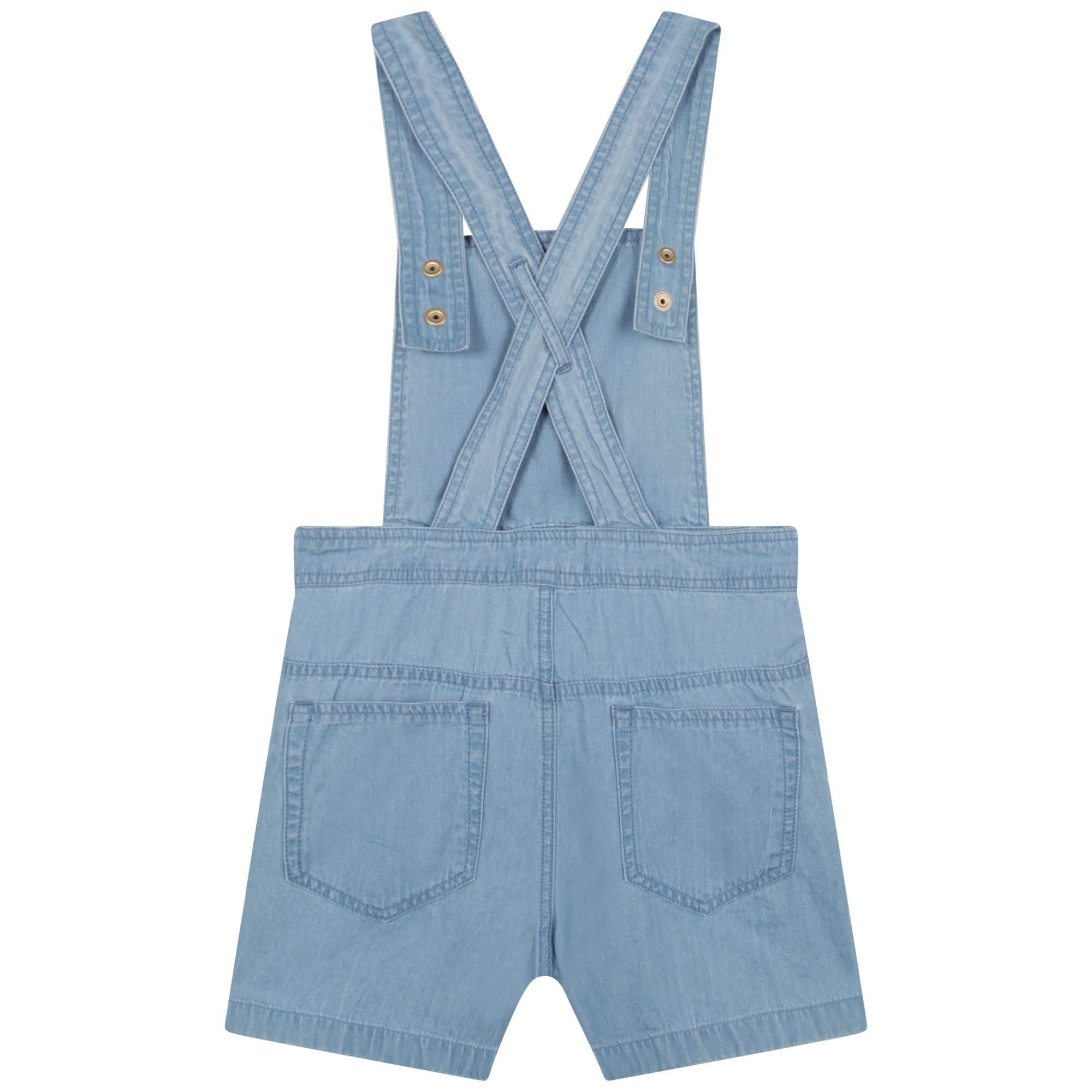 Combi-short en chambray - Chambray