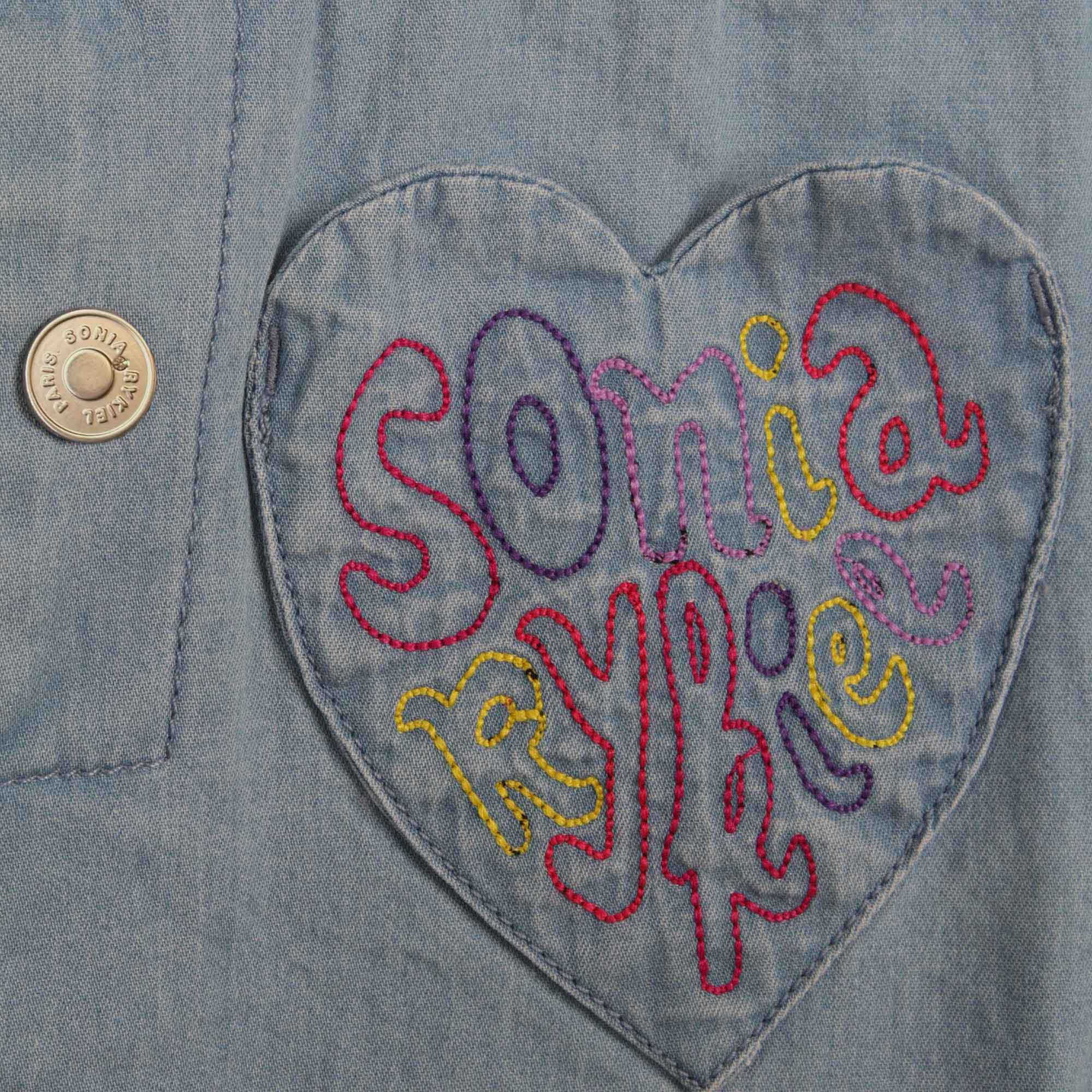 Combi-short en chambray - Chambray