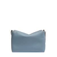 Ninon Soft leather mini flap bag - Ecume