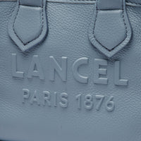 Jour mini zipped leather tote bag - Ecume