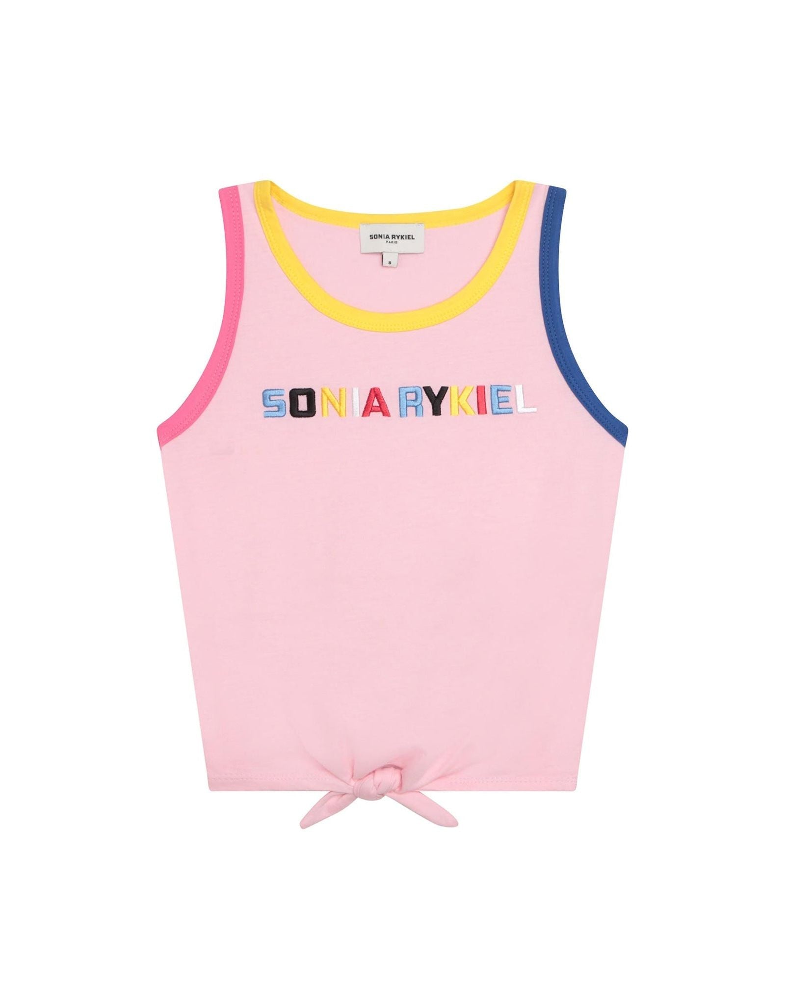 Tank top with fancy bow - Hydrangea