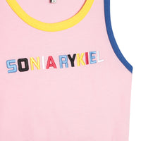 Tank top with fancy bow - Hydrangea