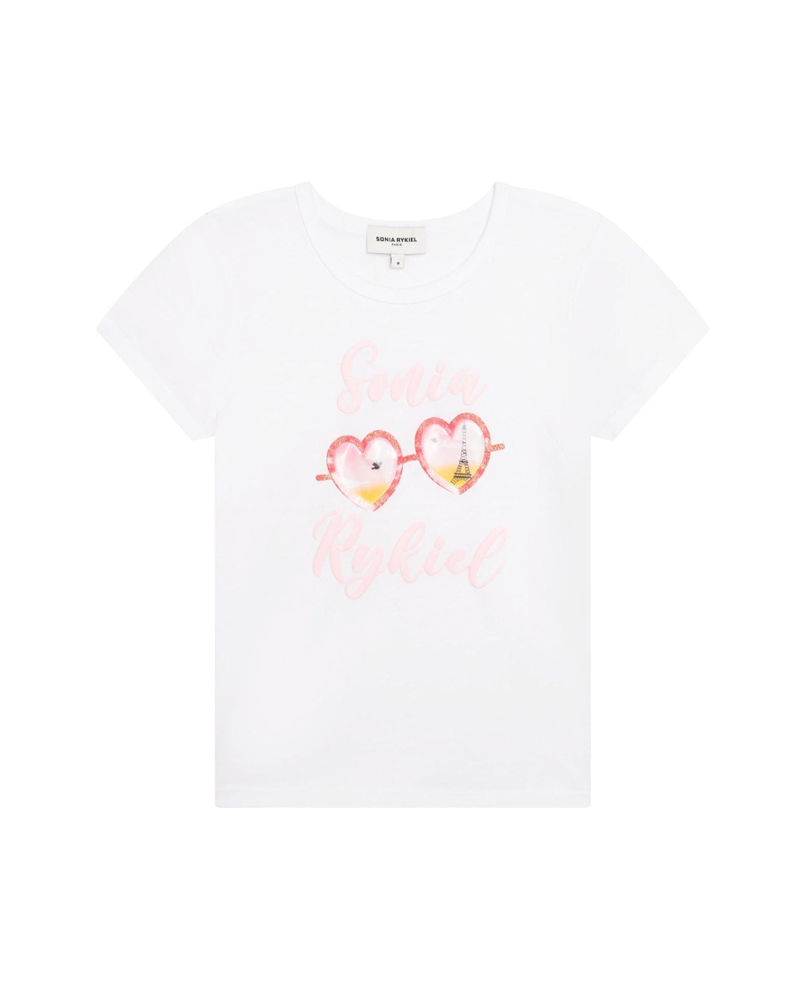 T-shirt manches courtes en coton - Blanc