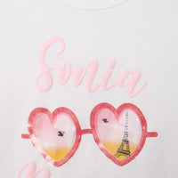 T-shirt manches courtes en coton - Blanc