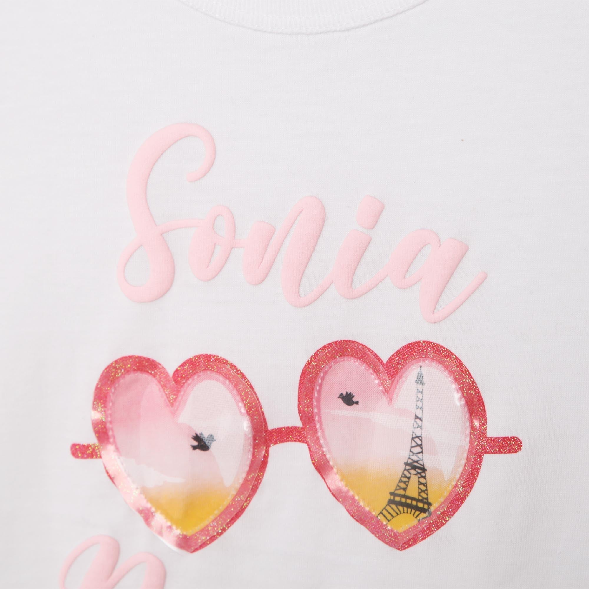 T-shirt manches courtes en coton - Blanc