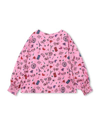 Blouse à manches longues - Rose candy
