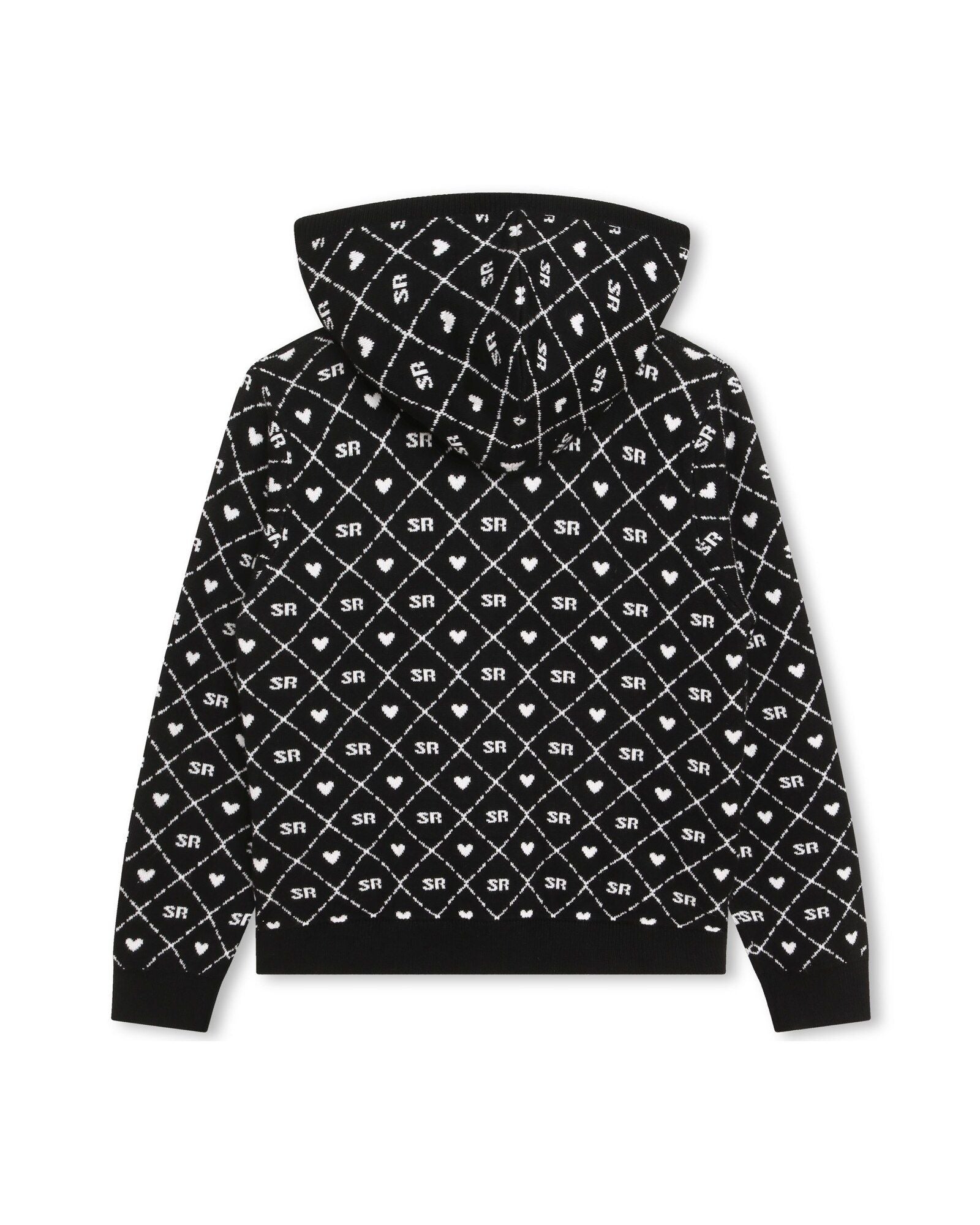 Cotton knit cardigan - Black