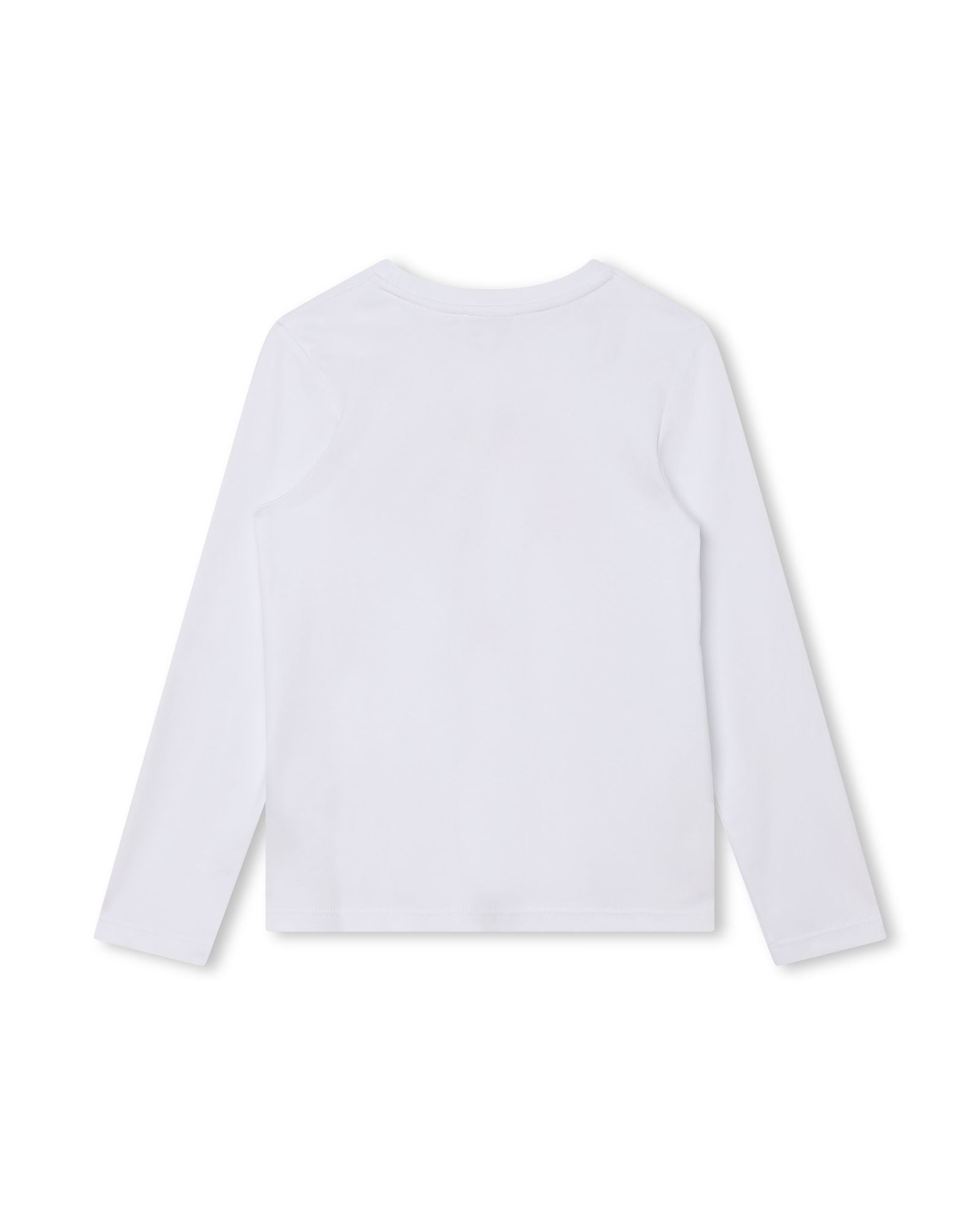 T-shirt à manches longues en coton - Blanc