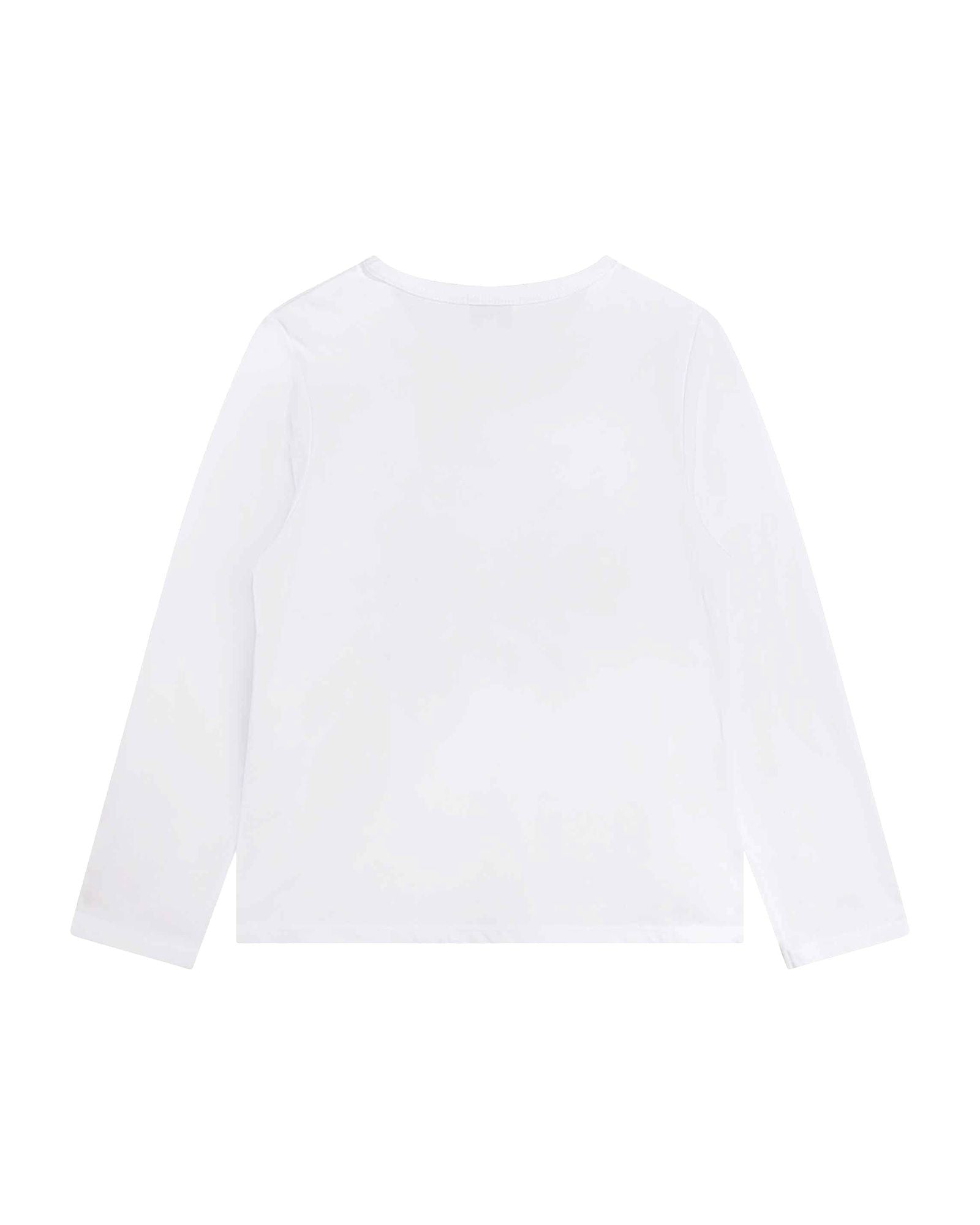 T-shirt à manches longues en coton - Blanc