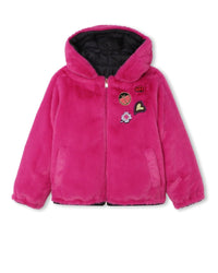Doudoune réversible - Rose fuchsia