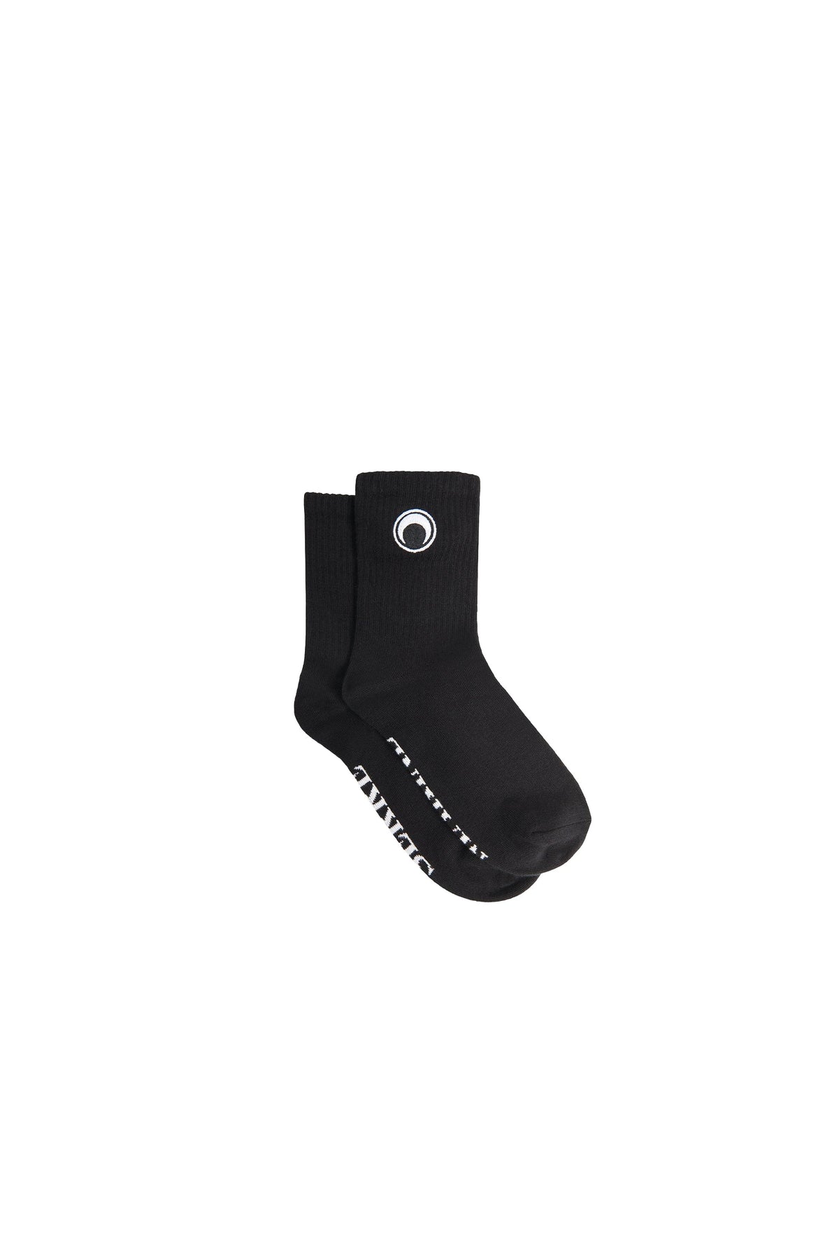 Chaussettes brodées unisex - Black