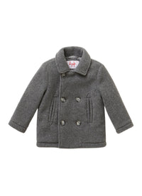 Double-Breasted Fleece Jacket