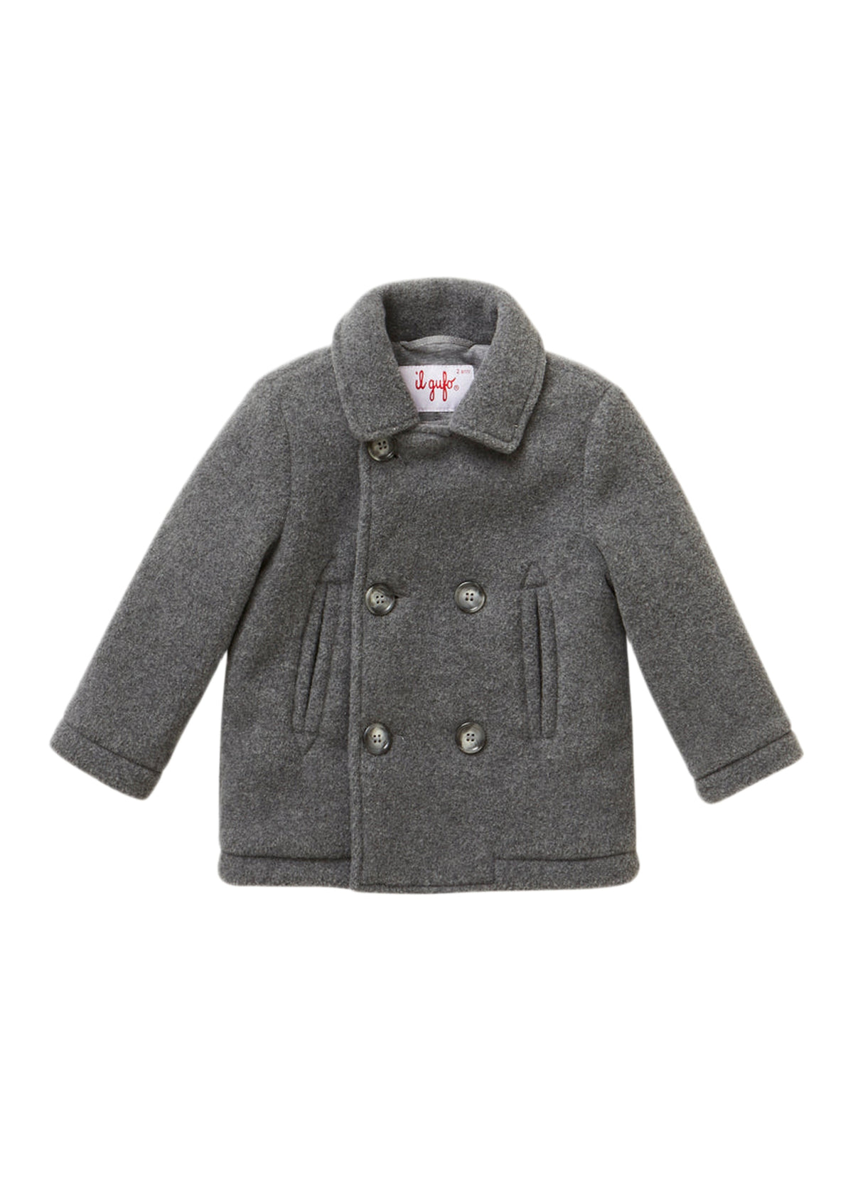Double-Breasted Fleece Jacket