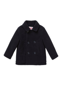 Double-Breasted Fleece Jacket