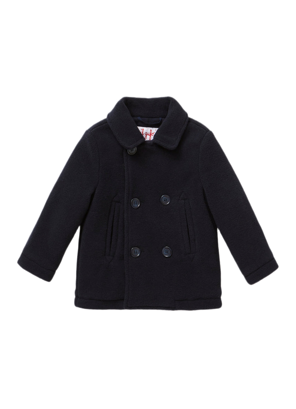 Double-Breasted Fleece Jacket