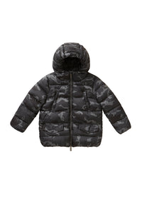 CAMOUFLAGE HOODIE BOMBER JACKET