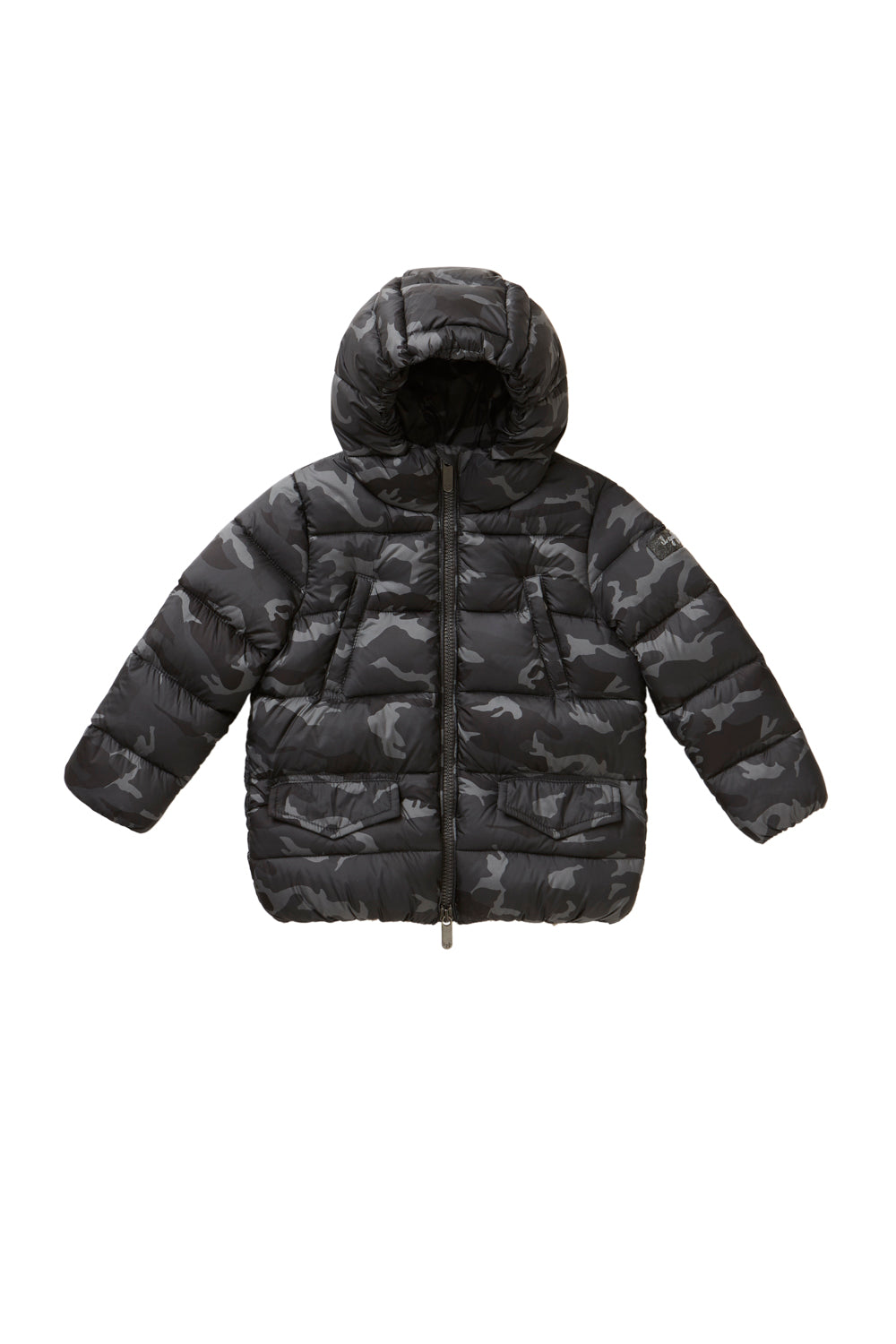 CAMOUFLAGE HOODIE BOMBER JACKET
