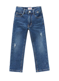 Ripped Blue Denim Jeans