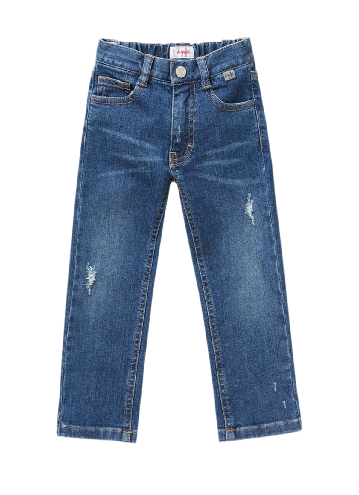 Ripped Blue Denim Jeans