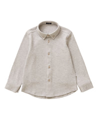 Cotton shirt - nickel grey