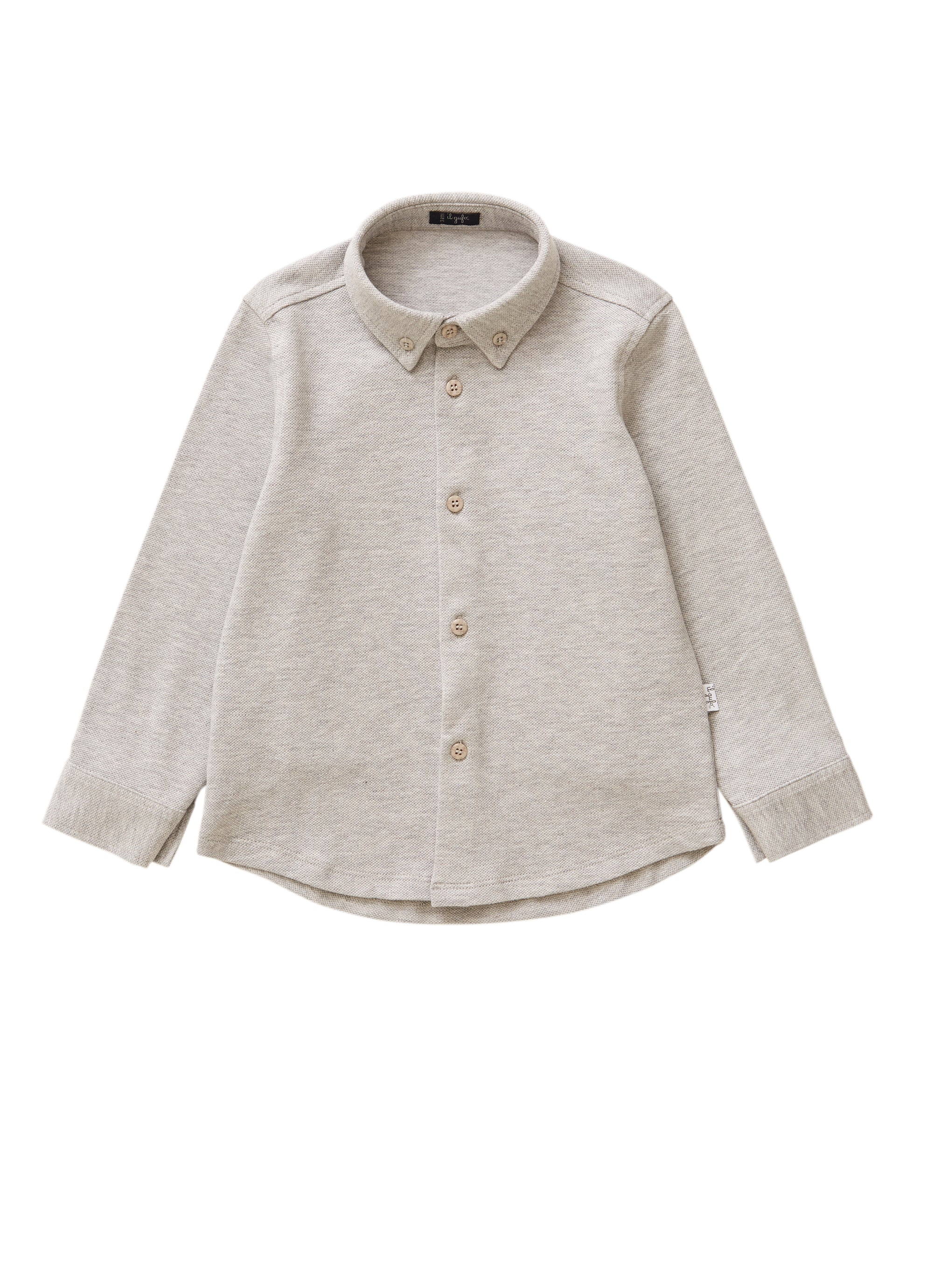 Cotton shirt - nickel grey