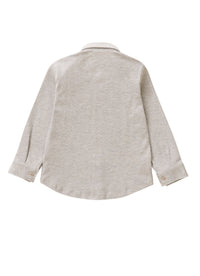Cotton shirt - nickel grey