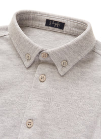 Cotton shirt - nickel grey
