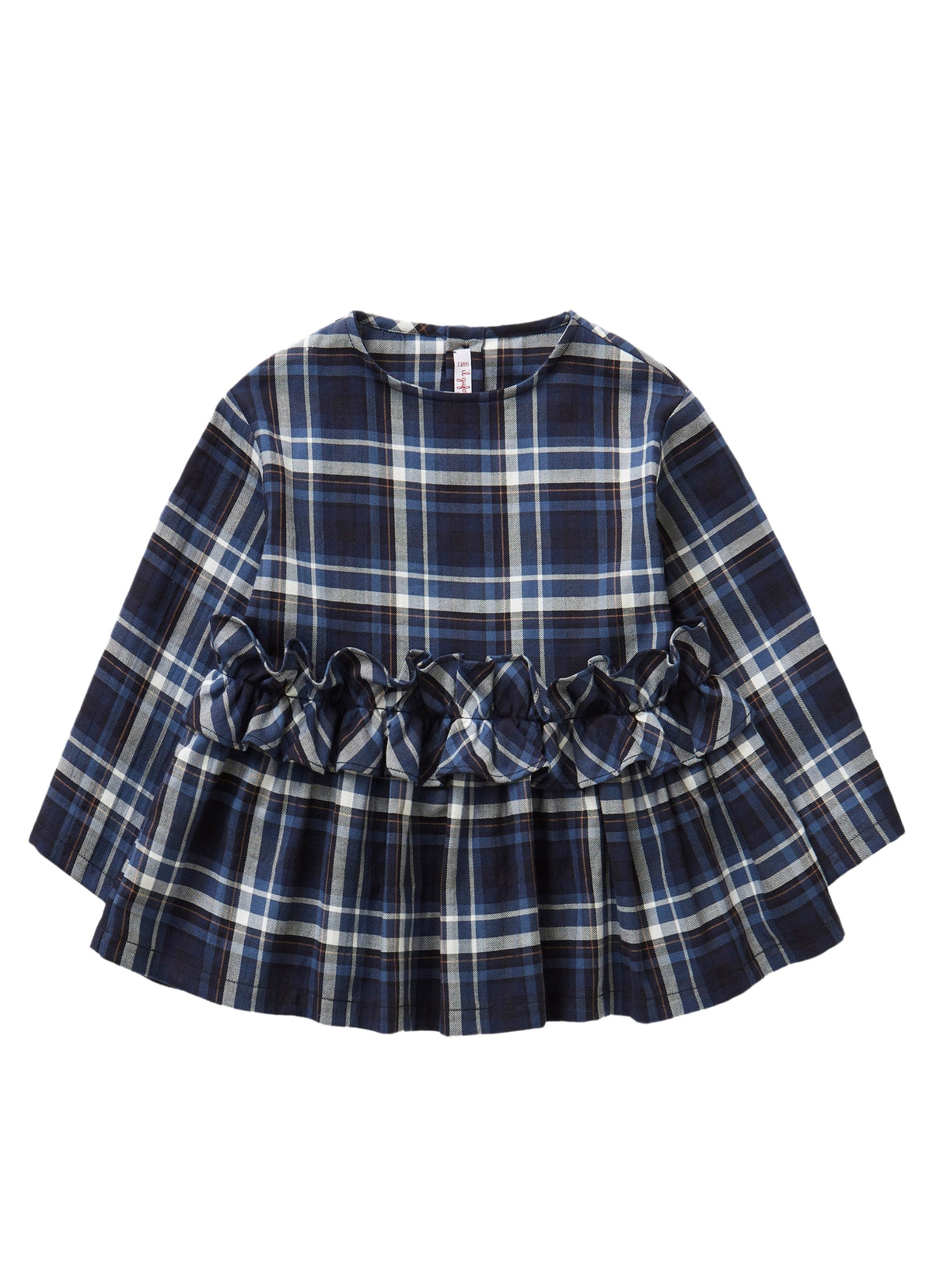 Flared Blouse With Ruffles