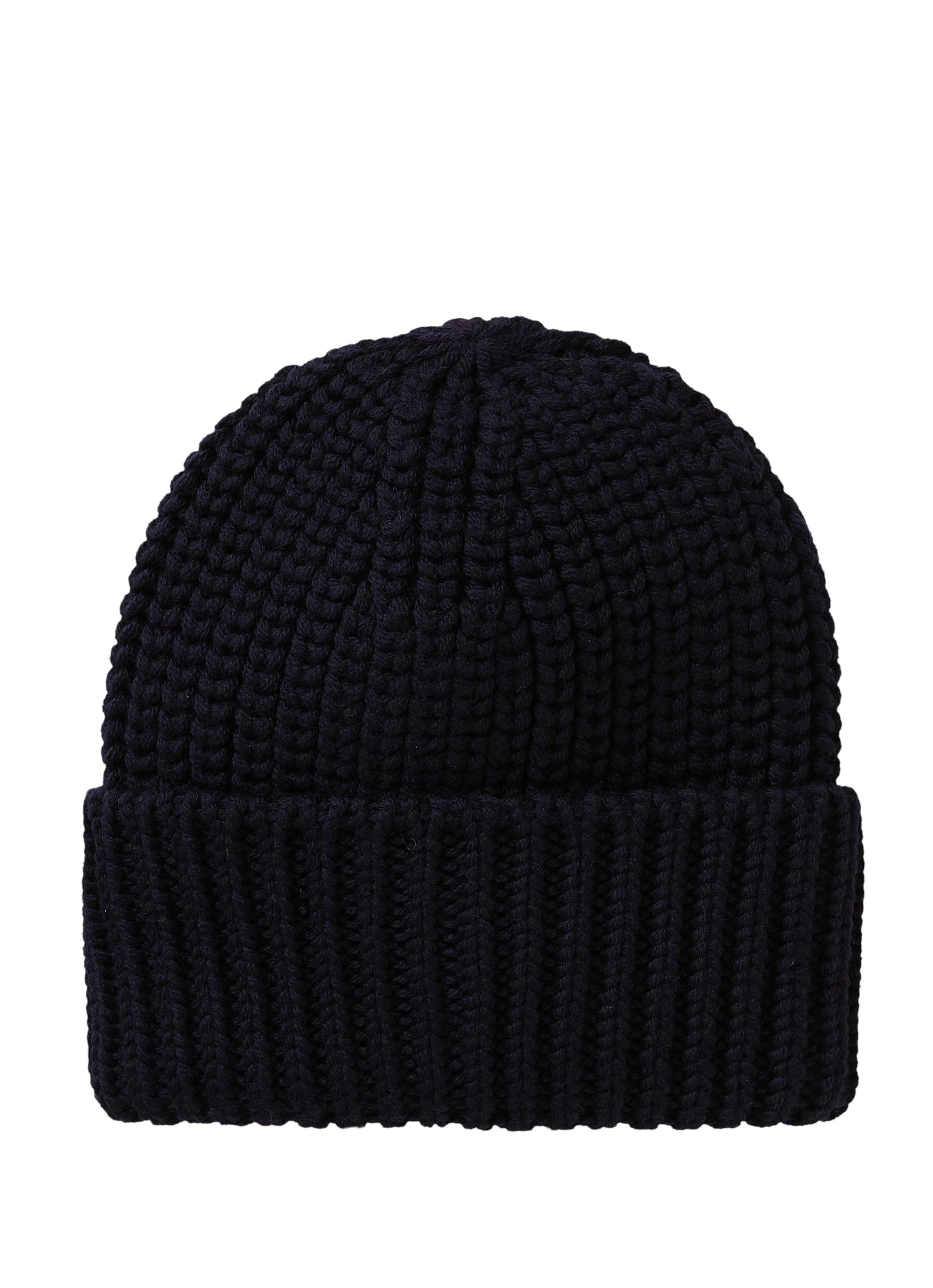 Cappellino tricot blu navy