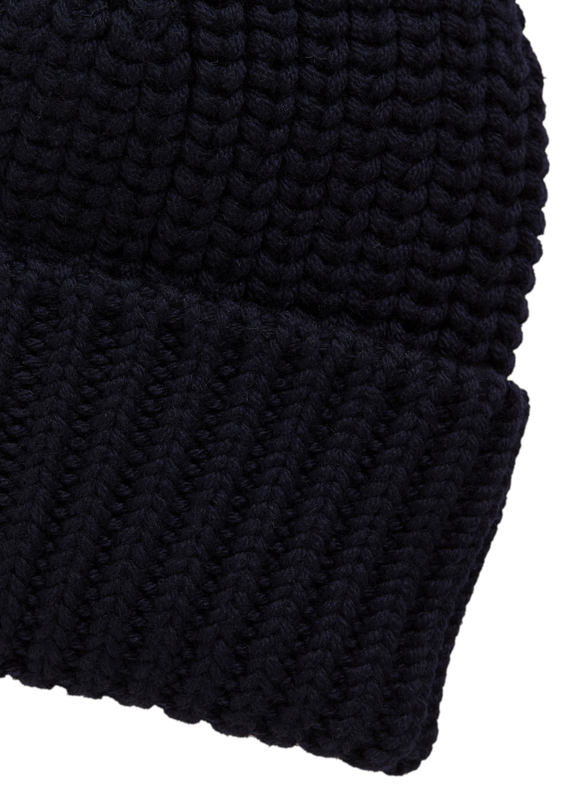 Cappellino tricot blu navy