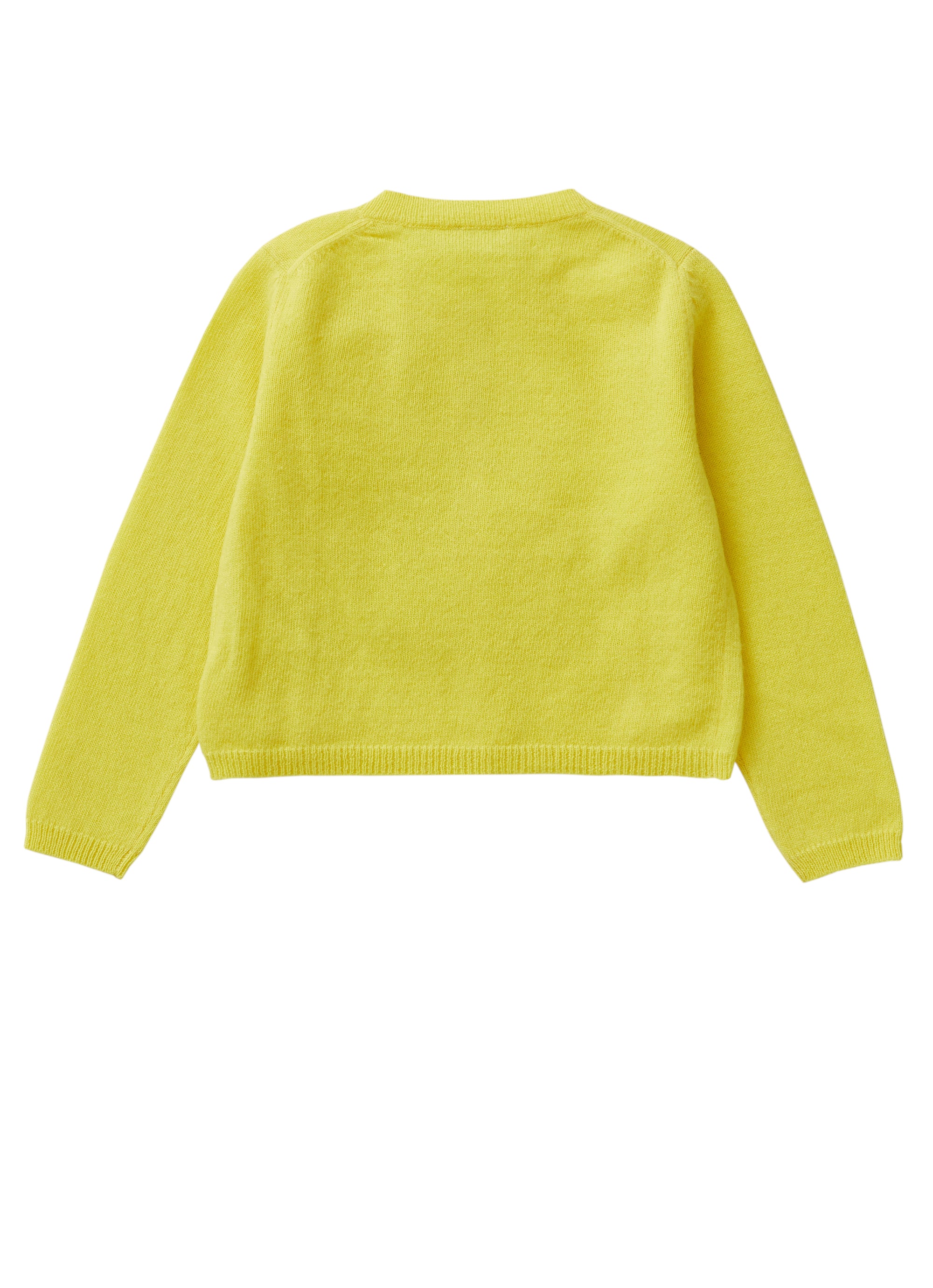 Mimosa Yellow Tricot Cardigan
