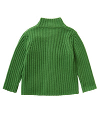 Tricot cardigan with double-breasted closure